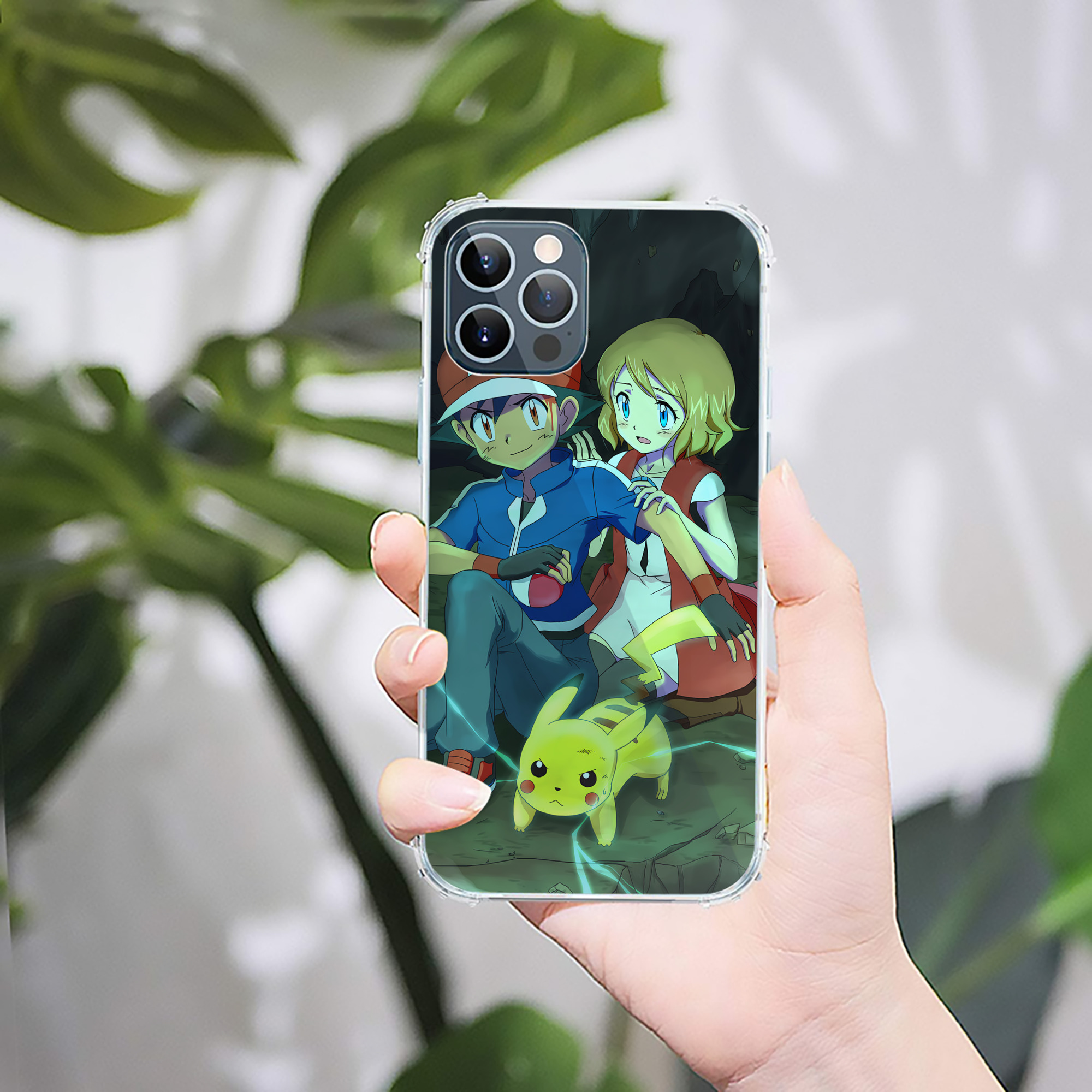 （画像用） ポケットモンスター Pokémon 【iPhone 12シリーズ対応】透明スマホケース（クリアソフトケース）